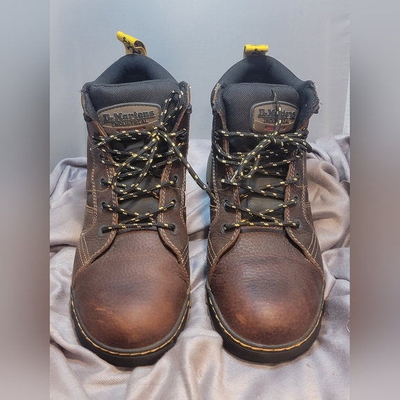 Dr Martens Grapple Steel Toe Cap Brown/Black Leather SIZE 12 US M - Picture 2 of 16